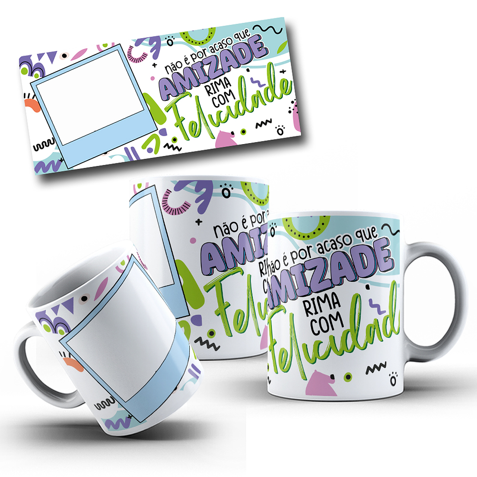 15 Artes para Caneca Amizade Arquivo em Jpg 3