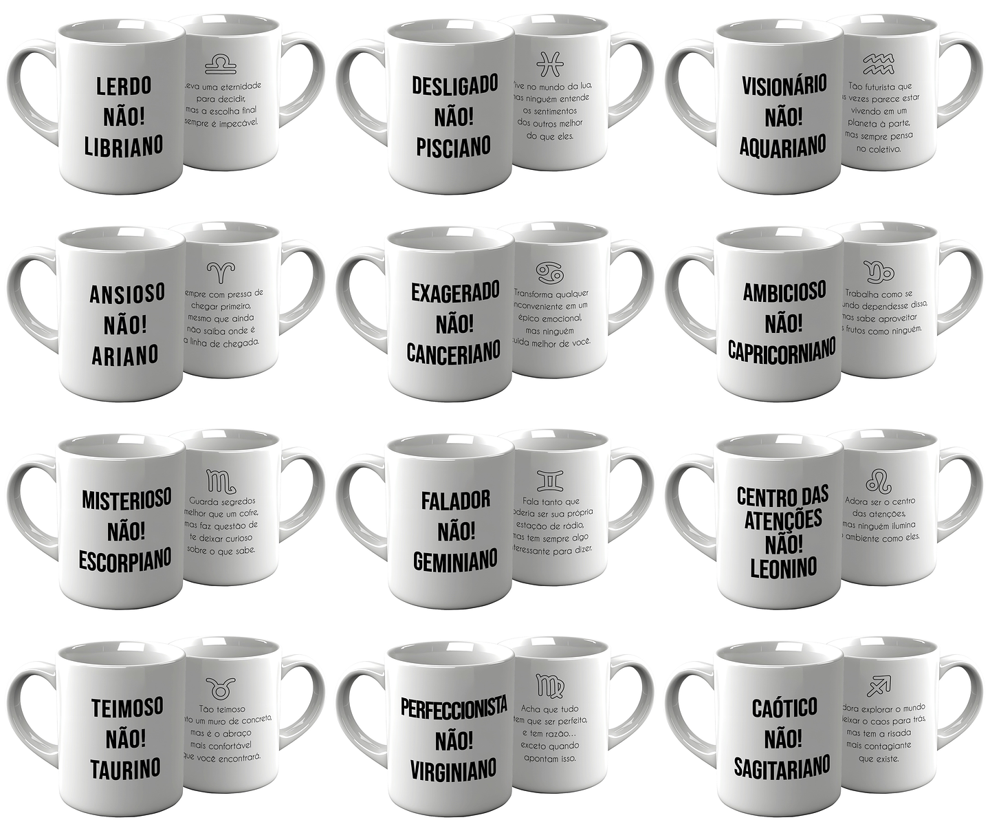 24 Artes para Caneca e Azulejo Signos Arquivo em Png 1