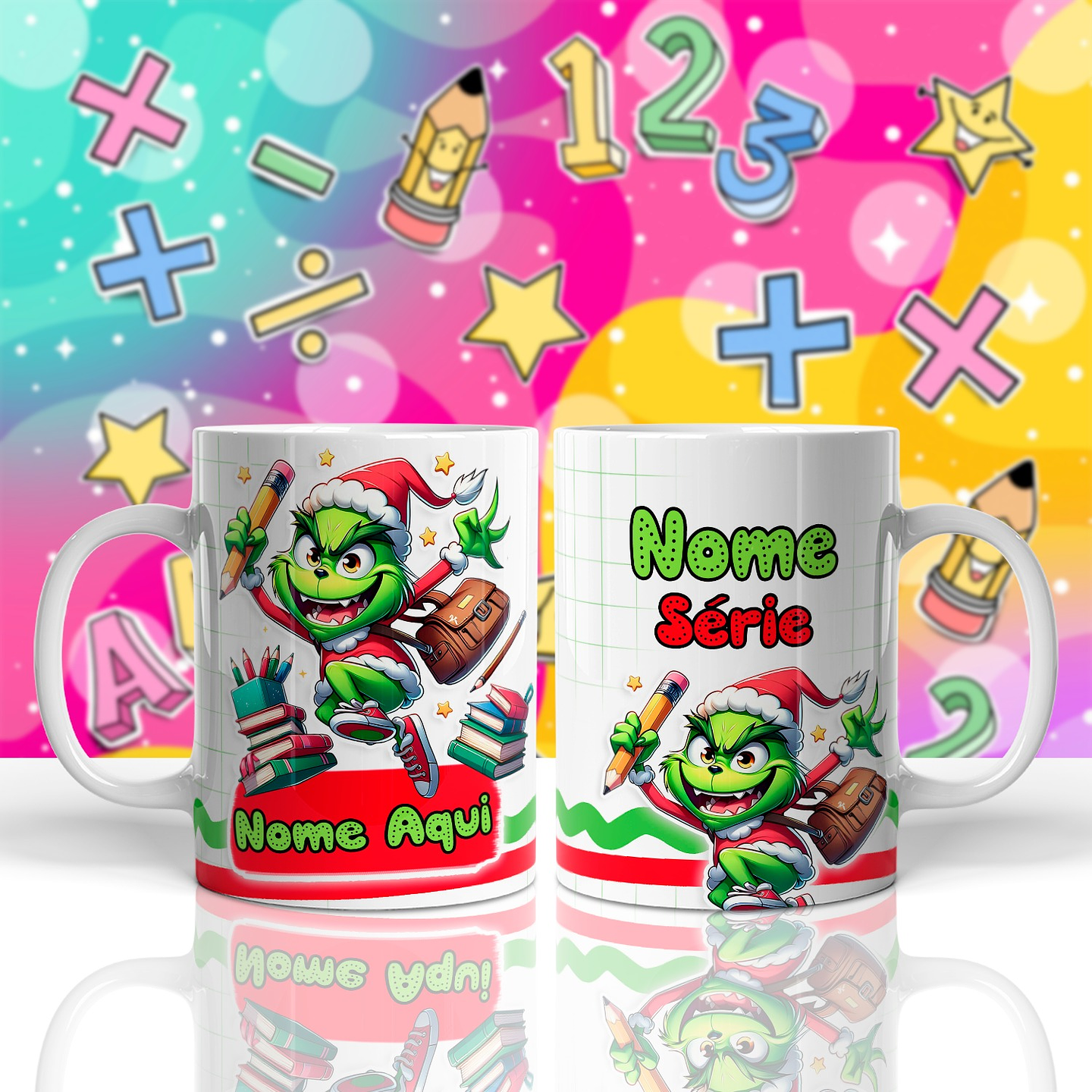 18 Artes para Caneca Meninos Personagens Volta as Aulas Arquivo em Jpg  12