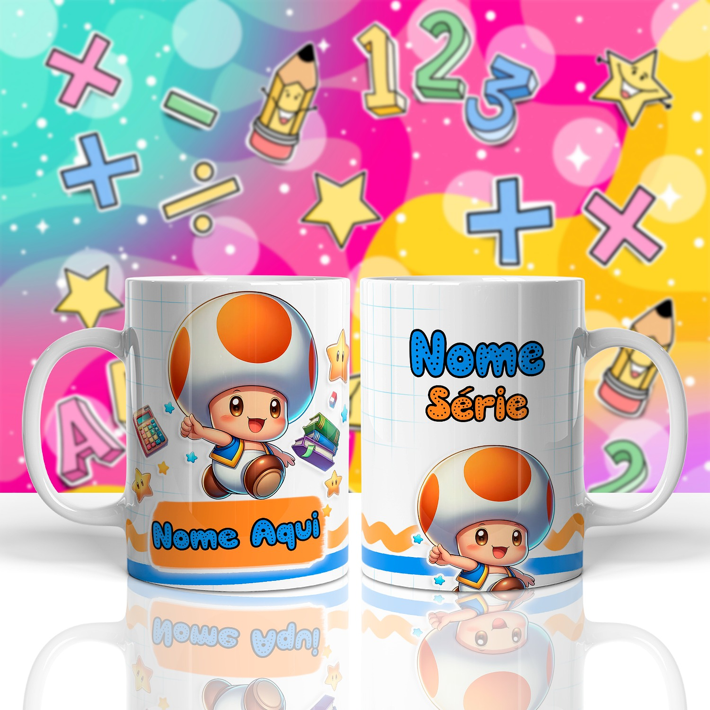 18 Artes para Caneca Meninos Personagens Volta as Aulas Arquivo em Jpg  13