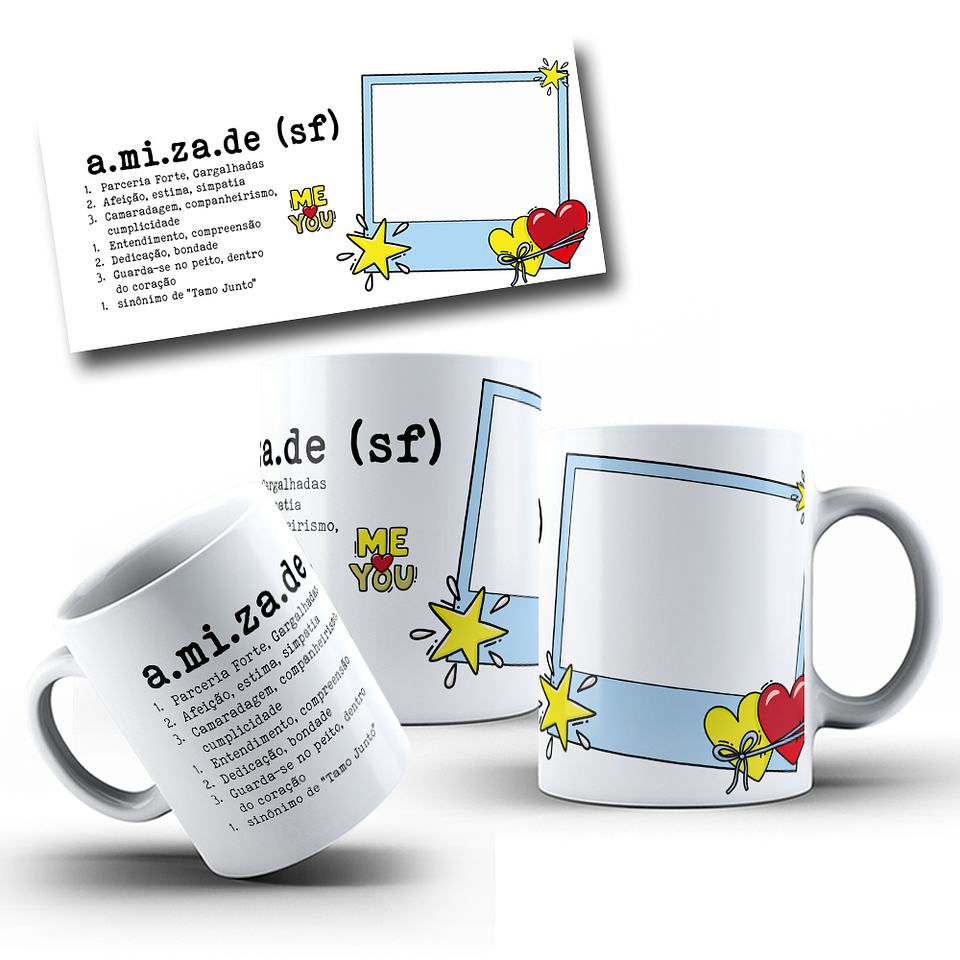 15 Artes para Caneca Amizade Arquivo em Jpg 11