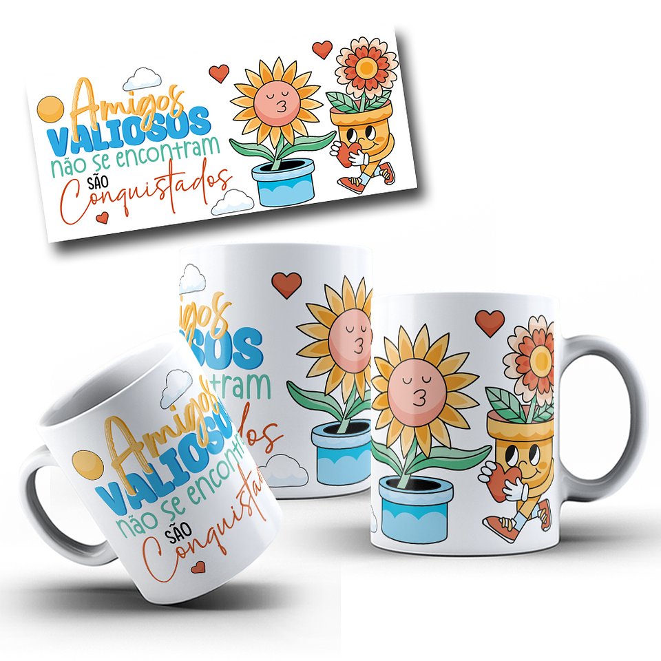 15 Artes para Caneca Amizade Arquivo em Jpg 12