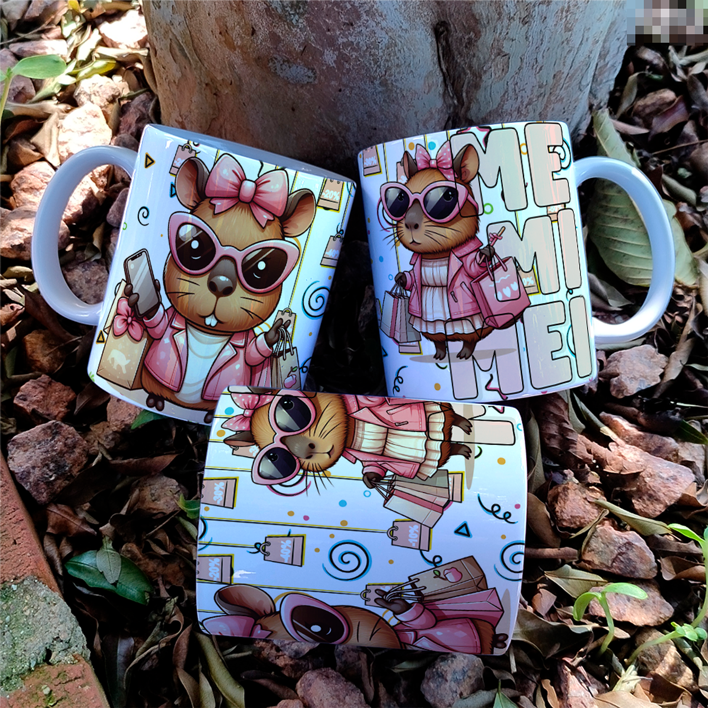 5 Artes para Caneca Capivara Me Mimei Arquivo Editável  3