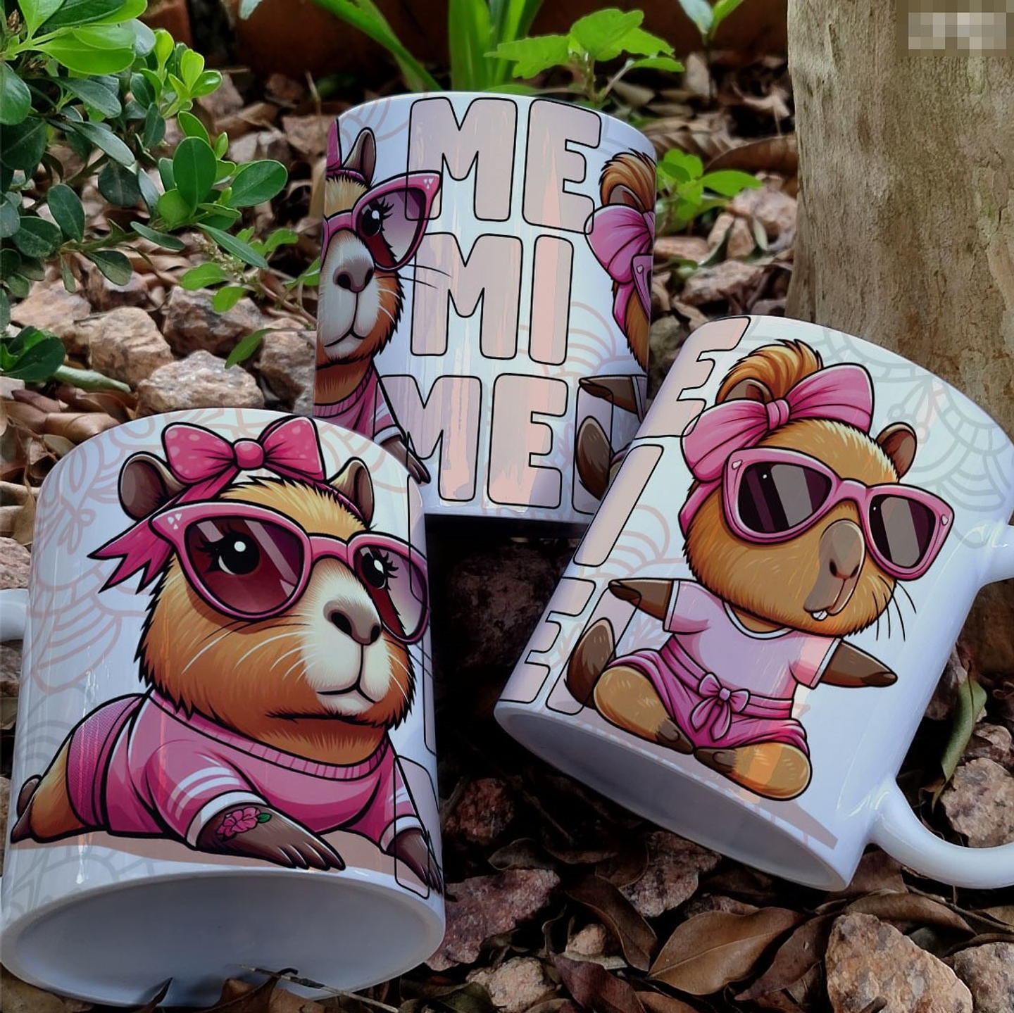 5 Artes para Caneca Capivara Me Mimei Arquivo Editável  4