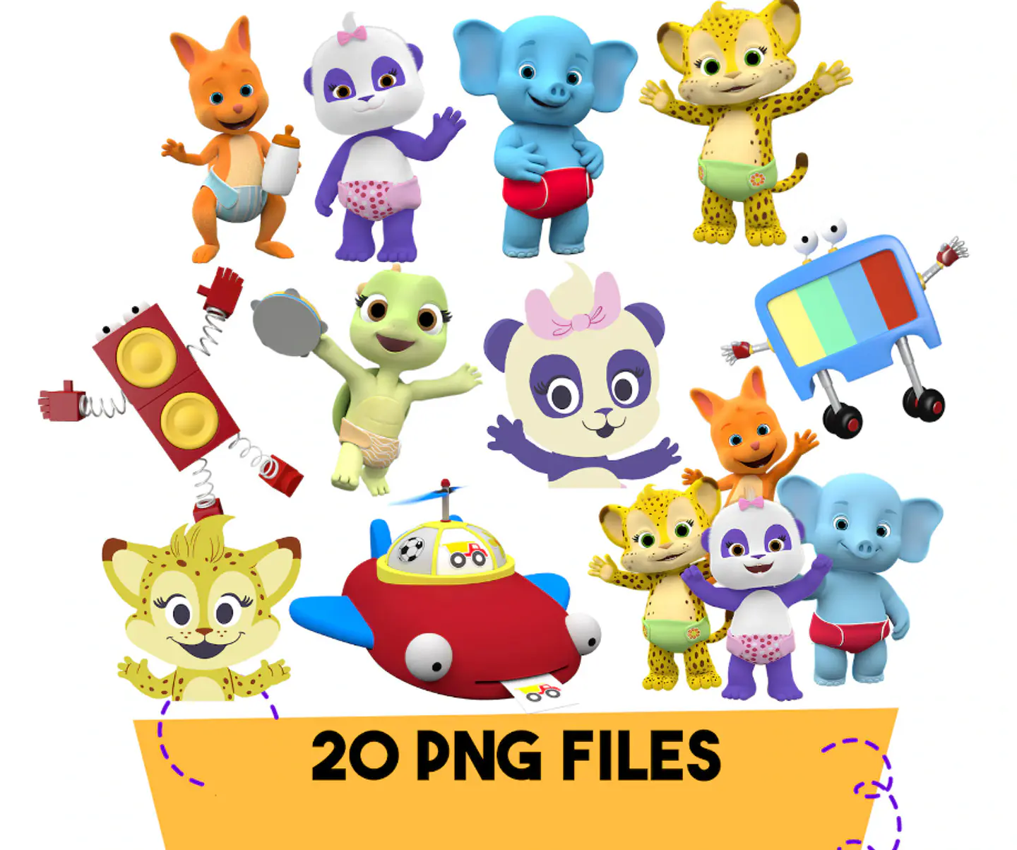 Kit Digital Festa de Palavras em Png  1