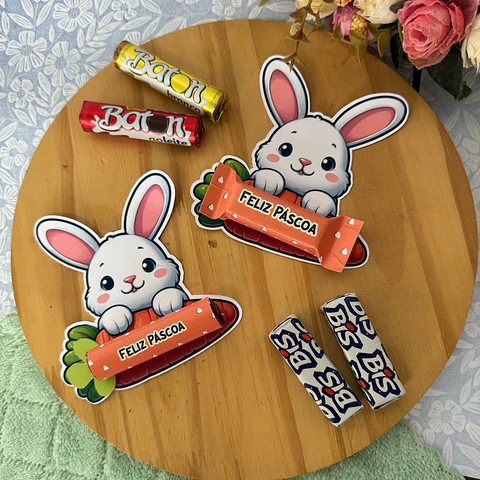 Arquivos Corte Páscoa Coelhinho Arquivo em Pdf 