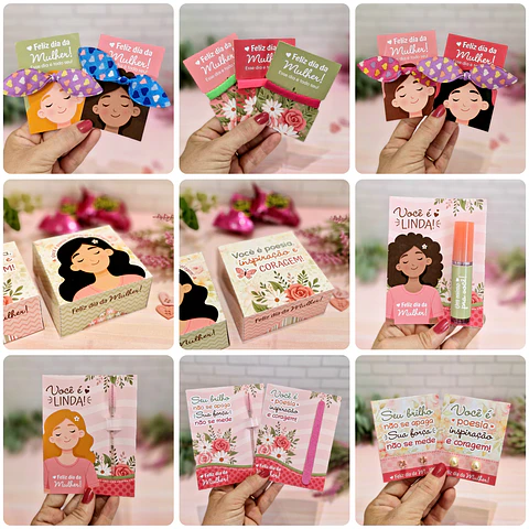 Arquivos de Corte Dia das Mulheres Mimos em Pdf