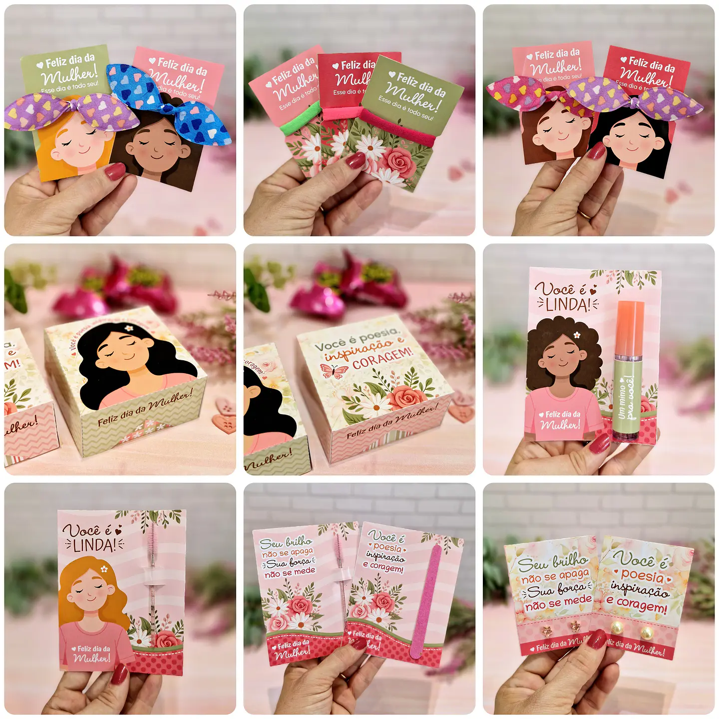 Arquivos de Corte Dia das Mulheres Mimos em Pdf 1