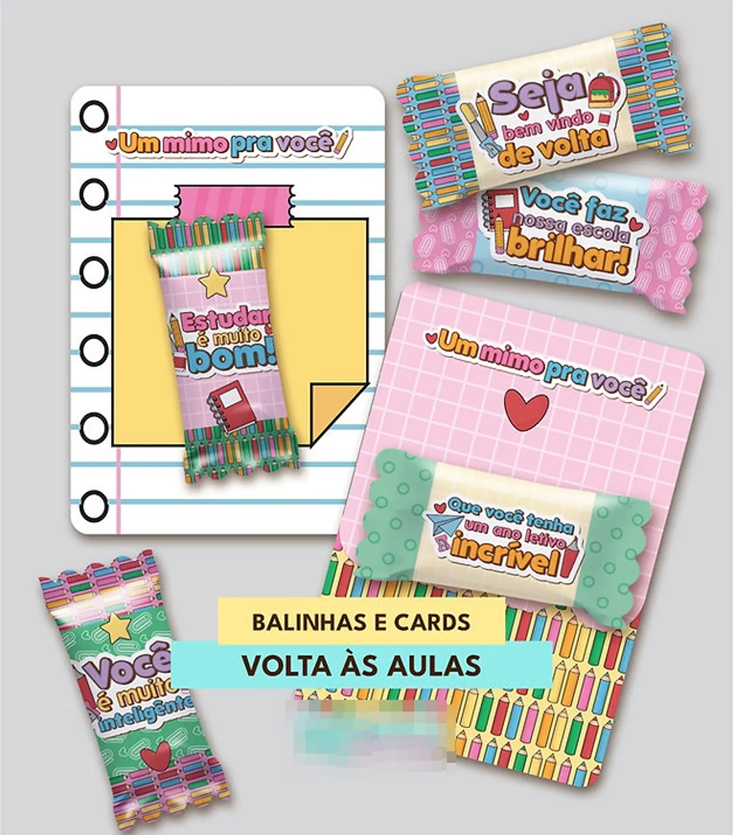 Kit Digital Volta as aulas mais Mimos Arquivo em Png 3