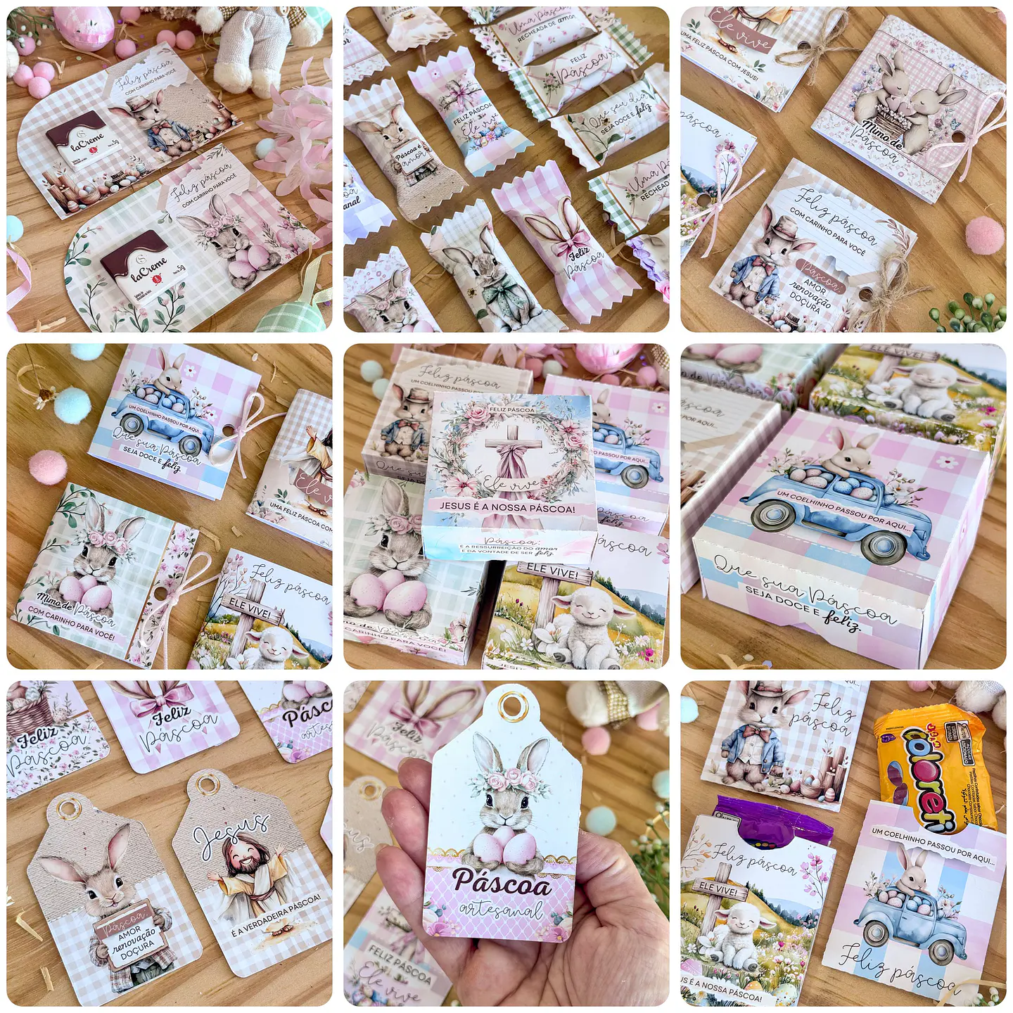 Arquivos de Corte Mimos Páscoa Delicada Arquivo em Pdf  3