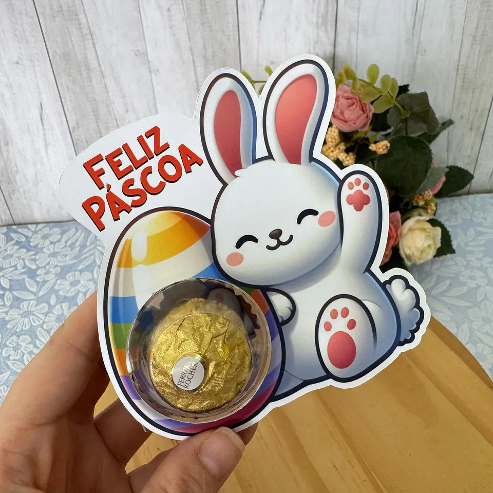 Arquivos Corte Páscoa Coelhinho Arquivo em Pdf  7