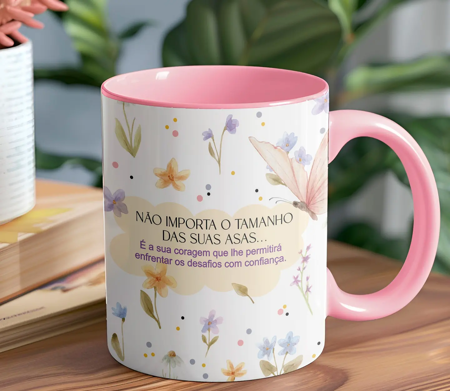 5 Artes para Caneca Suas Asas Arquivo Editável  5