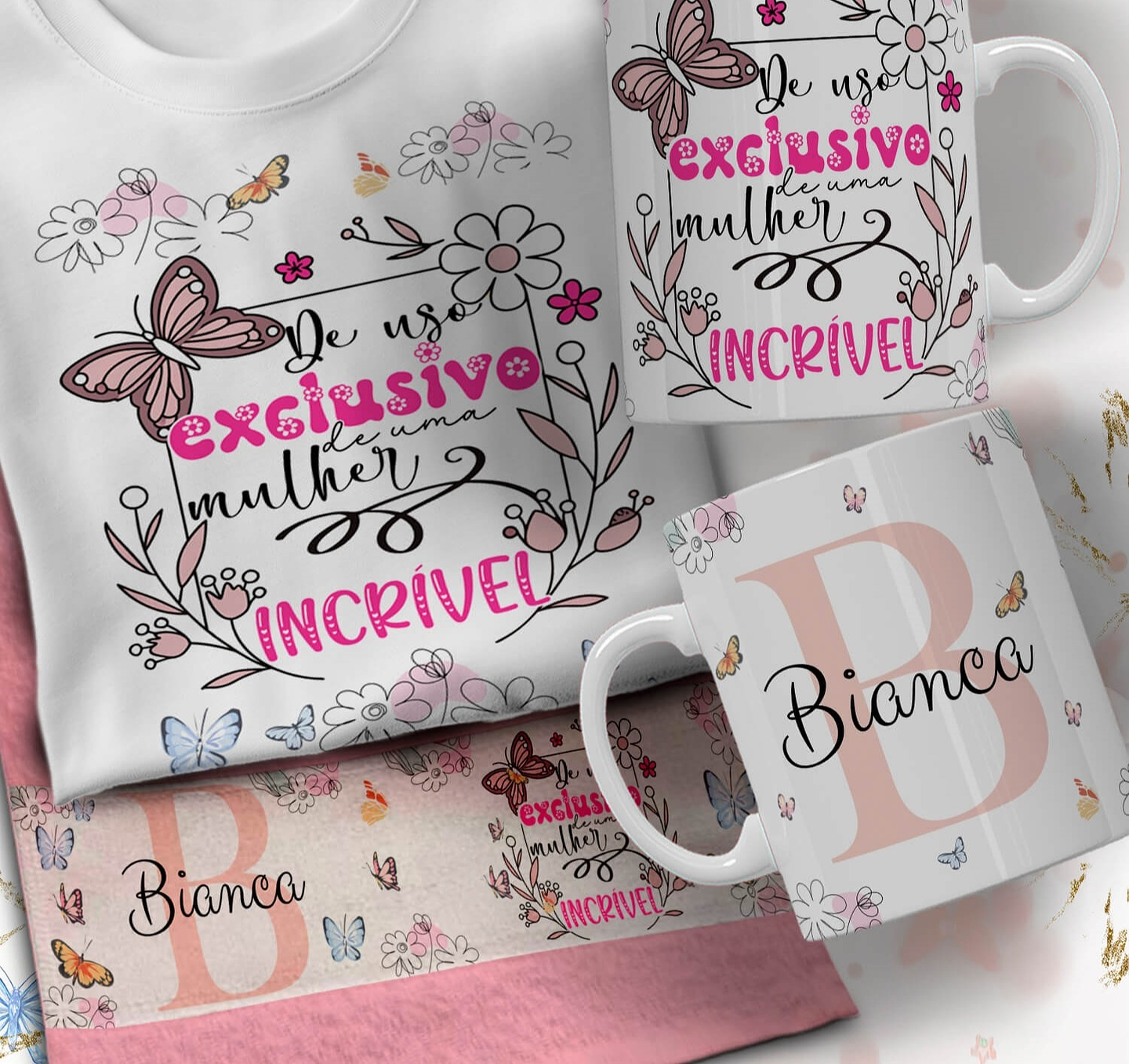 66 Artes para Caneca Camisa e Toalhinha Dia das Mulheres Arquivo em Editável  4