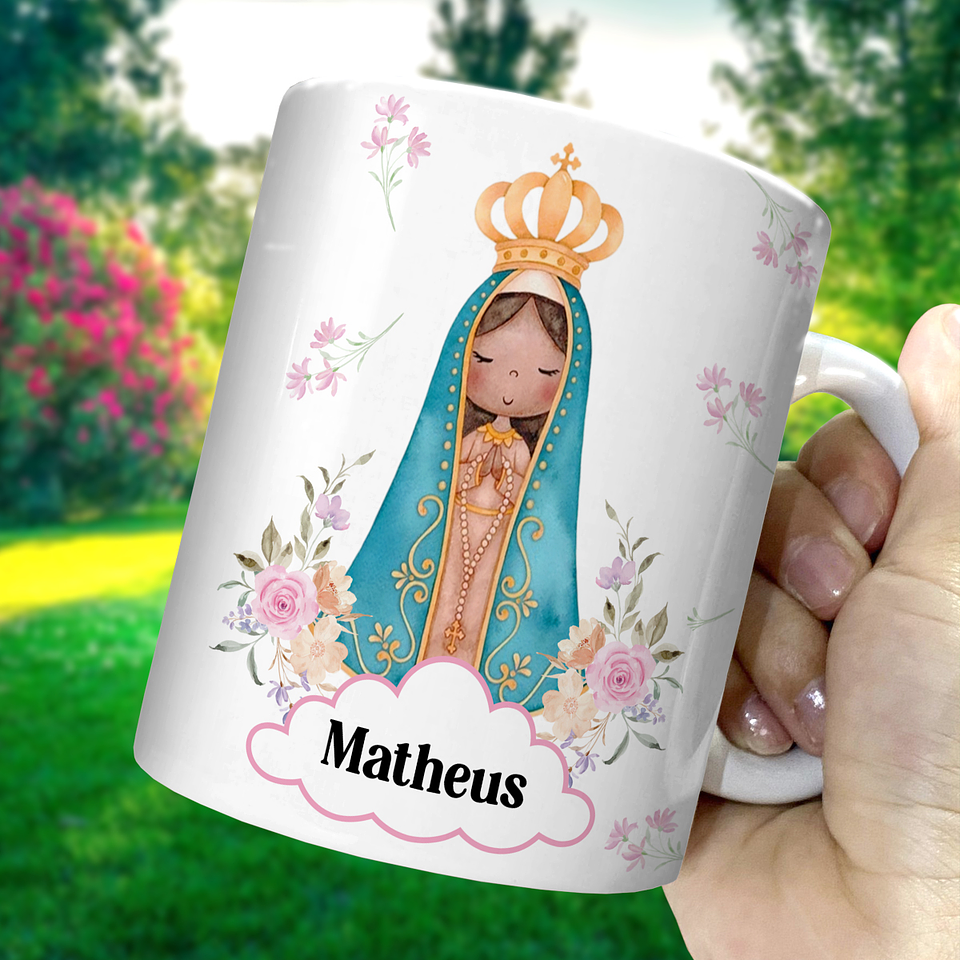 4 Artes para Caneca Dindos Padrinhos Dindas Madrinhas Nossa Senhora Aparecida Arquivo Editável 3