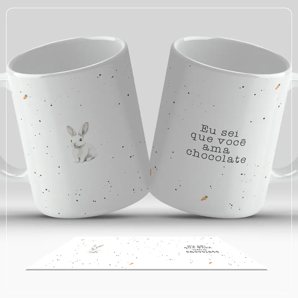 9 Artes para Caneca Páscoa Minimalista Arquivo em Jpg 3