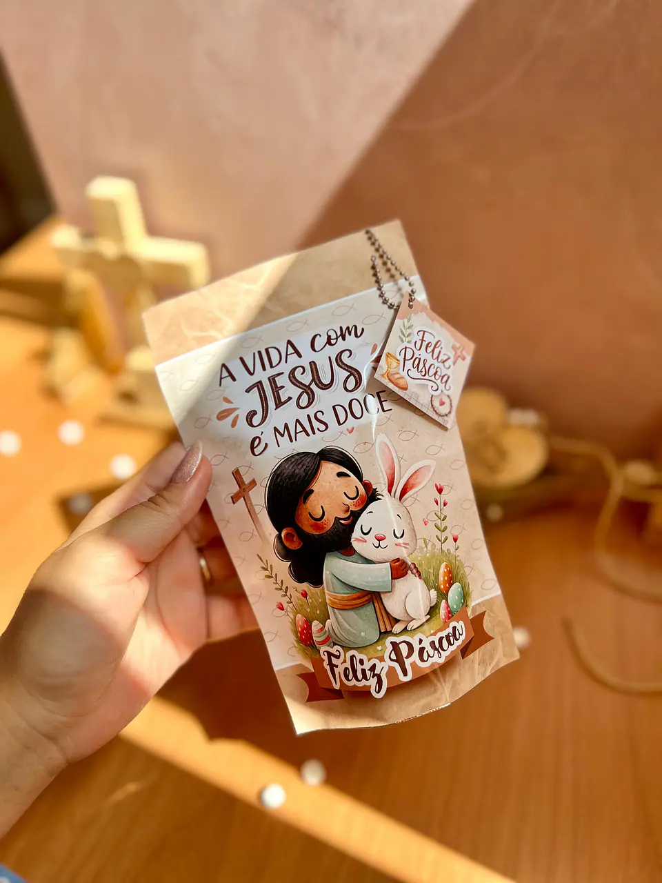 Arquivos Prontos Páscoa Cristã e Coelhinhos Arquivo em Pdf  8