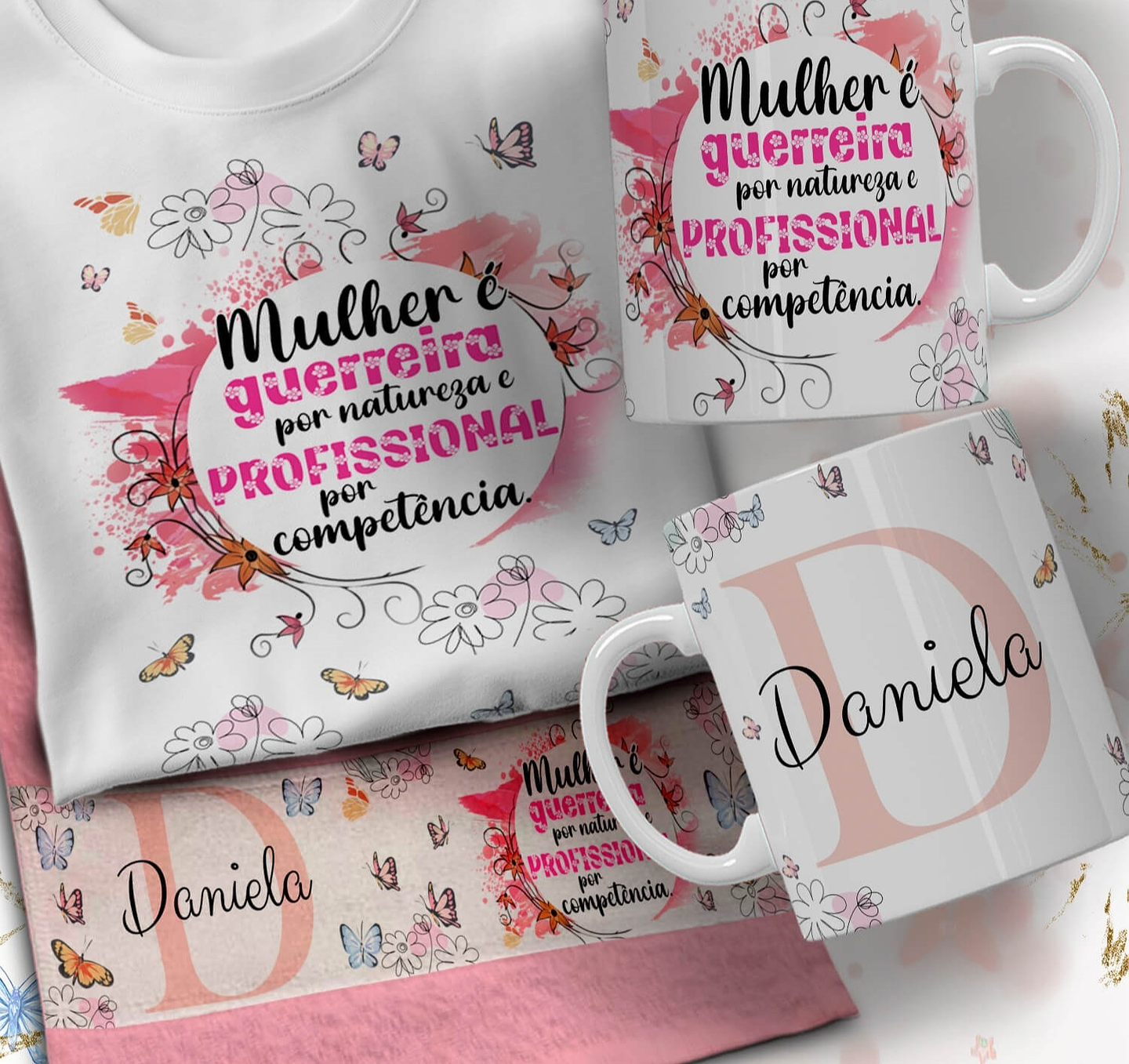 66 Artes para Caneca Camisa e Toalhinha Dia das Mulheres Arquivo em Editável  6