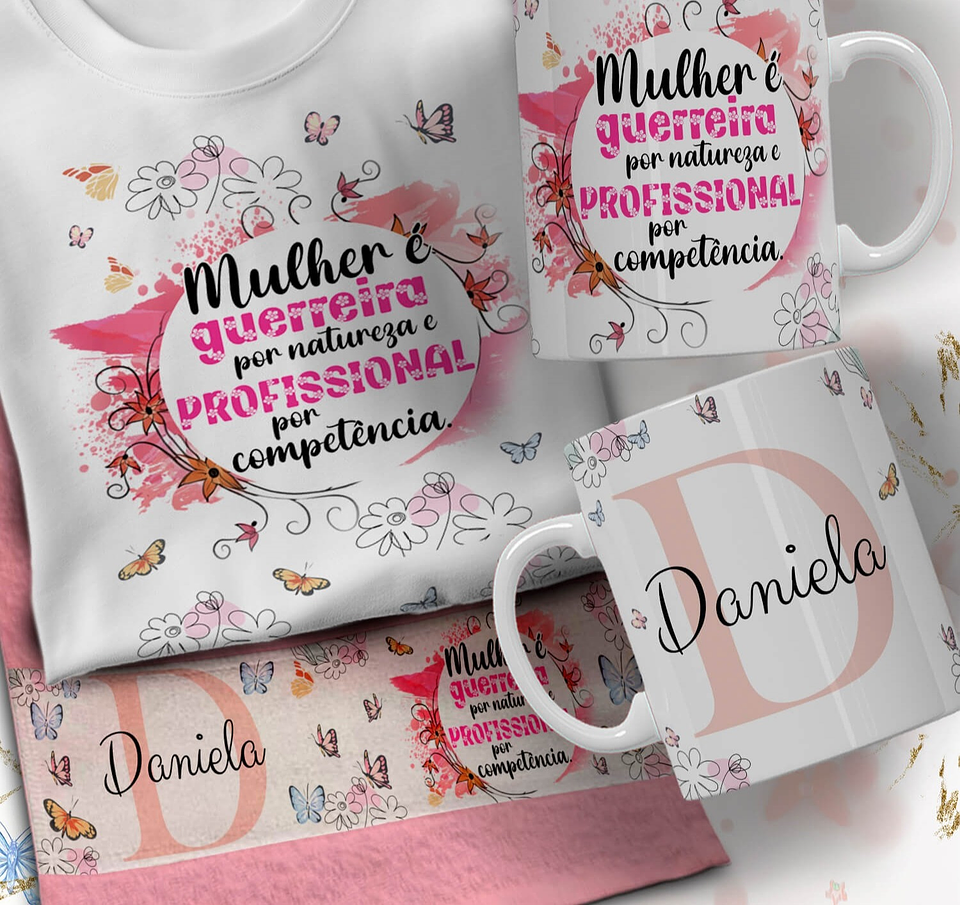 66 Artes para Caneca Camisa e Toalhinha Dia das Mulheres Arquivo em Editável  6