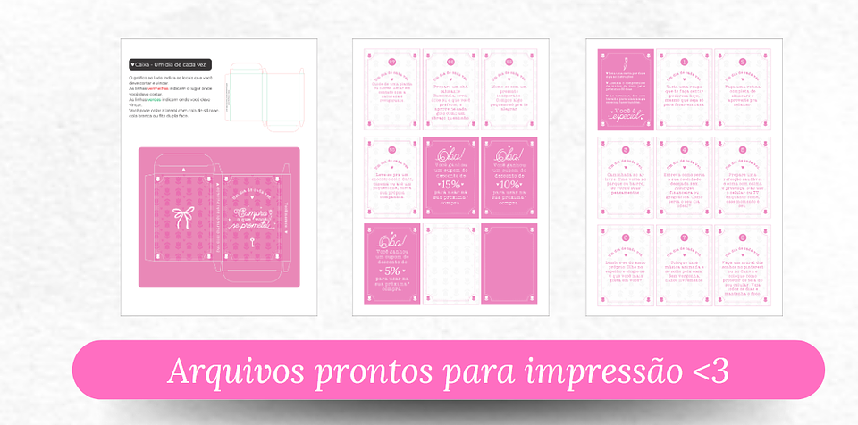 Arquivos Prontos Frases Motivacionais Manifesto Feminino, Junto e Misturado,Baralho do Autocuidado Arquivo editável 2