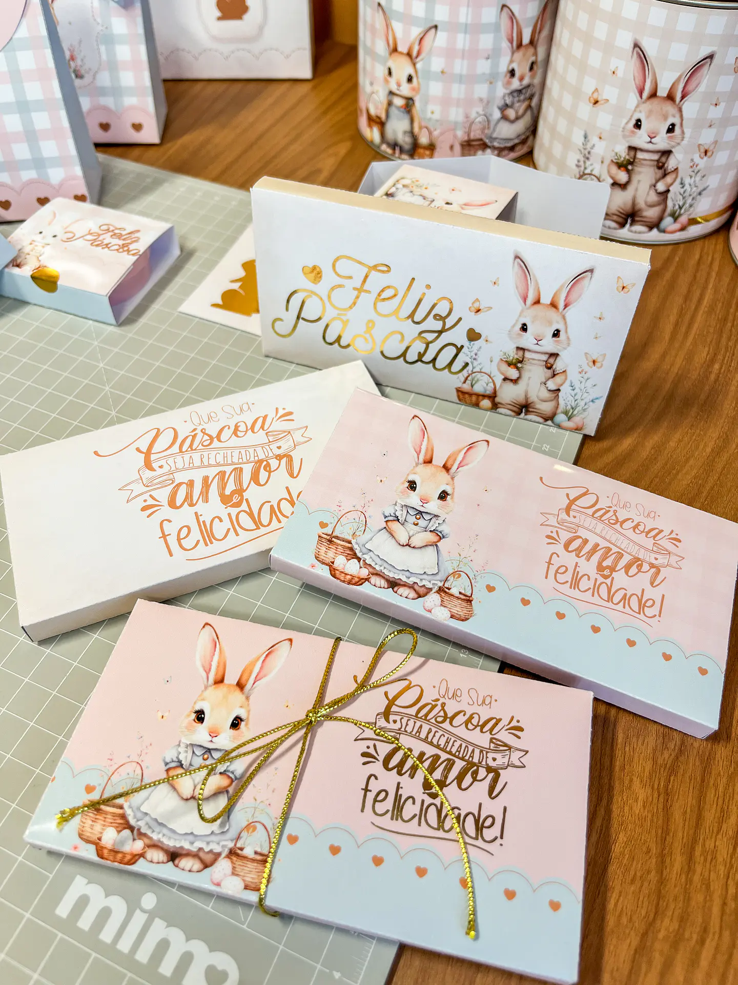 Arquivo de Corte Páscoa Mimos Coelhinhos Arquivo editável 7