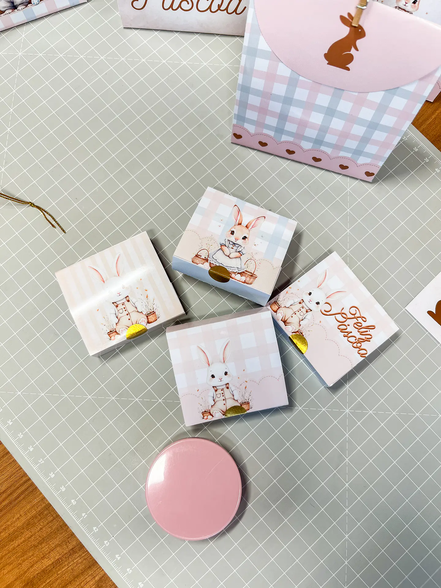 Arquivo de Corte Páscoa Mimos Coelhinhos Arquivo editável 8