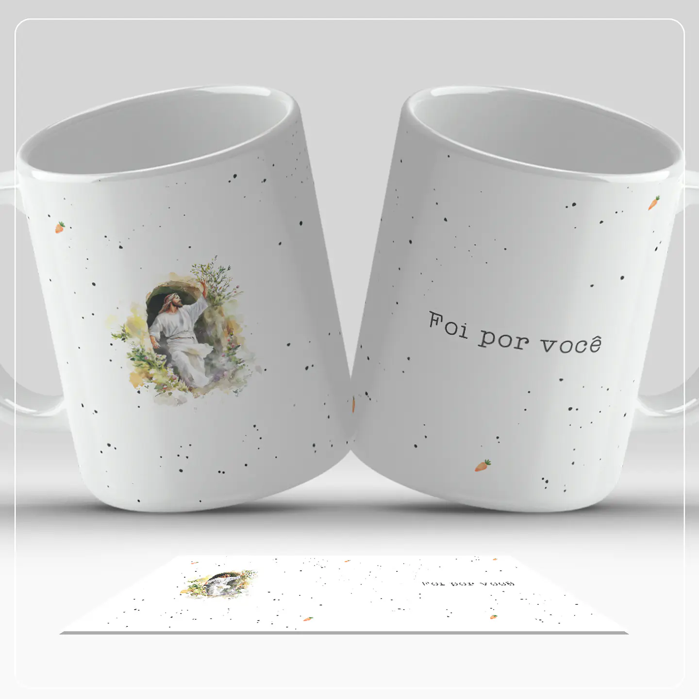 9 Artes para Caneca Páscoa Minimalista Arquivo em Jpg 5