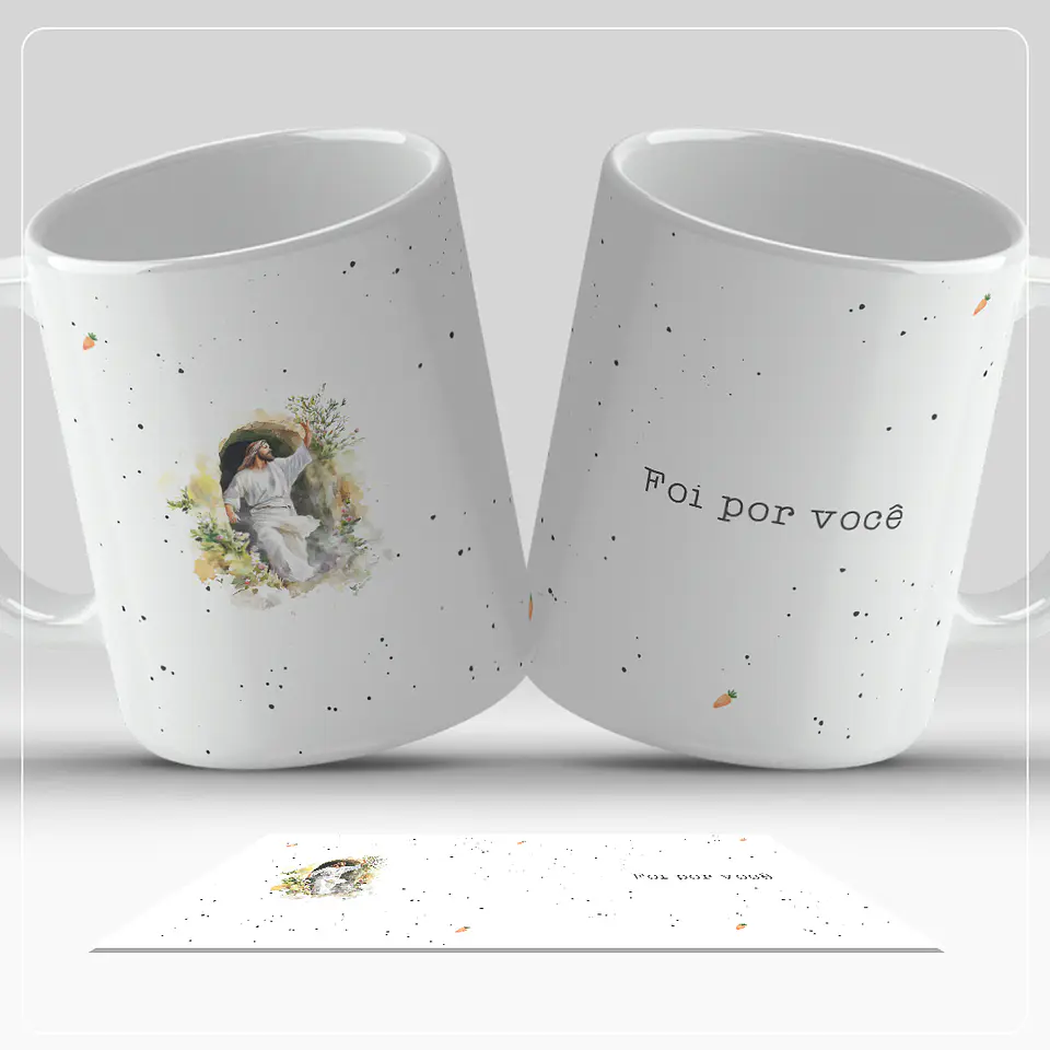 9 Artes para Caneca Páscoa Minimalista Arquivo em Jpg 5