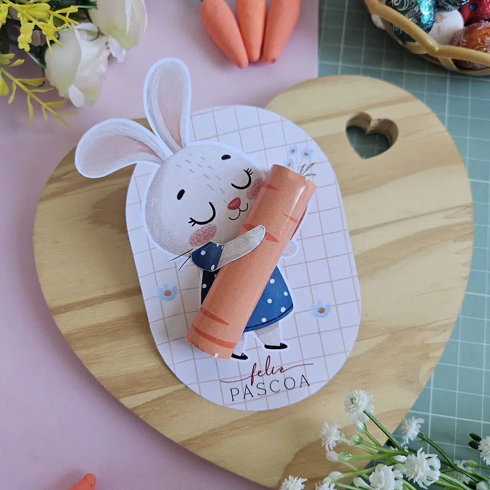 Arquivos Prontos Mimos Páscoa Coelhinho Arquivo em Pdf  9