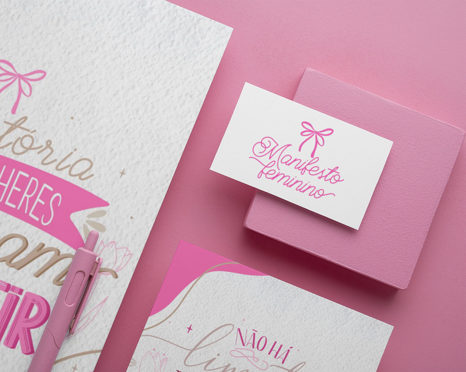 Arquivos Prontos Frases Motivacionais Manifesto Feminino, Junto e Misturado,Baralho do Autocuidado Arquivo editável 3