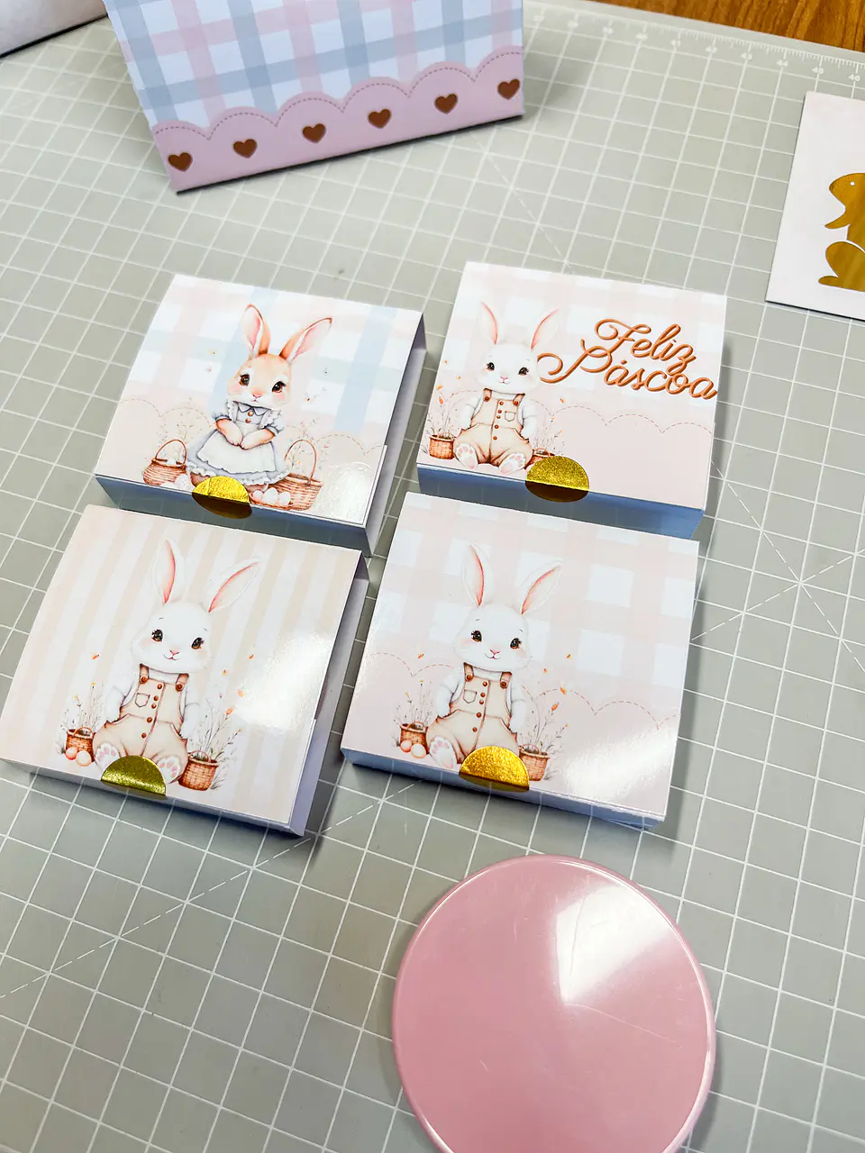 Arquivo de Corte Páscoa Mimos Coelhinhos Arquivo editável 9