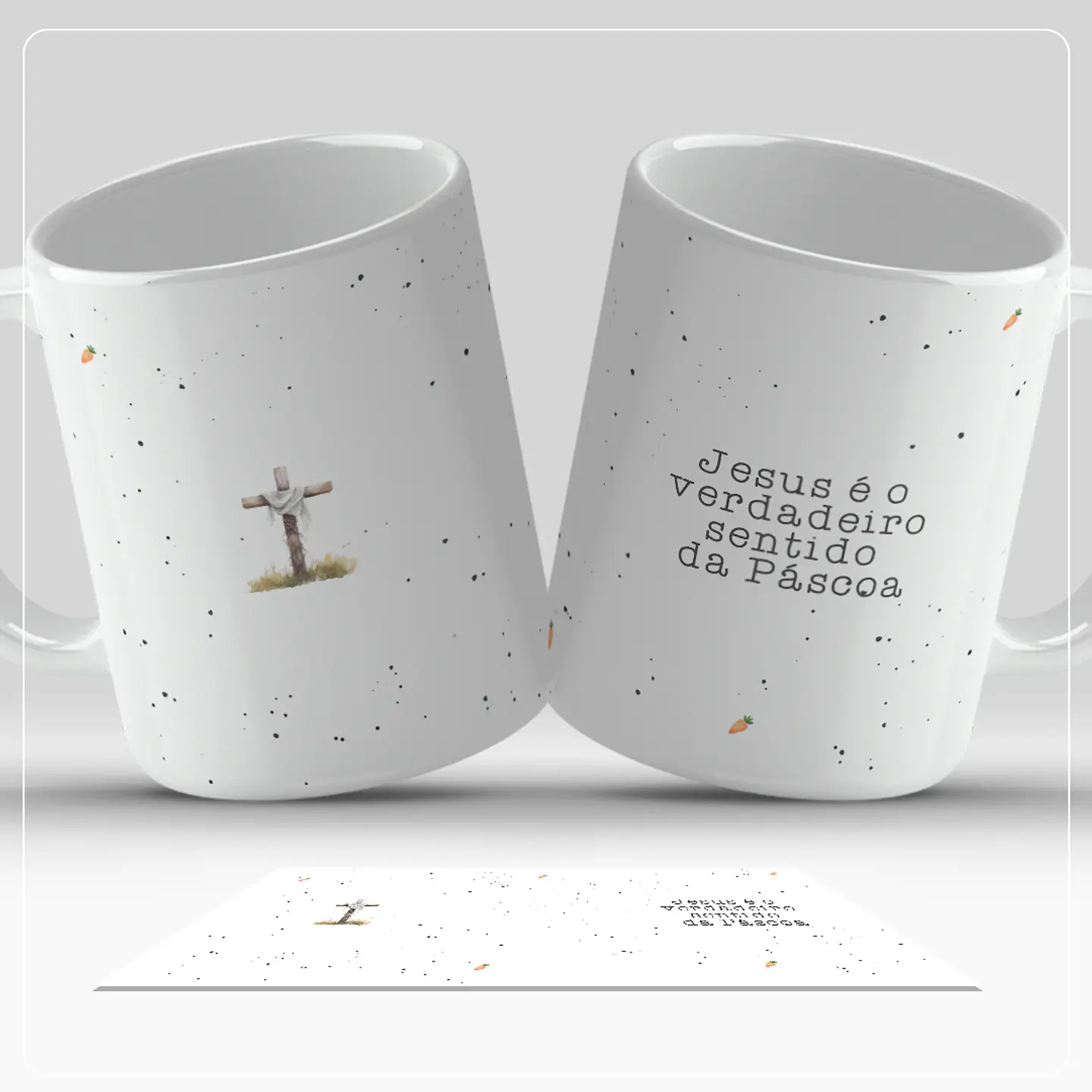 9 Artes para Caneca Páscoa Minimalista Arquivo em Jpg 7