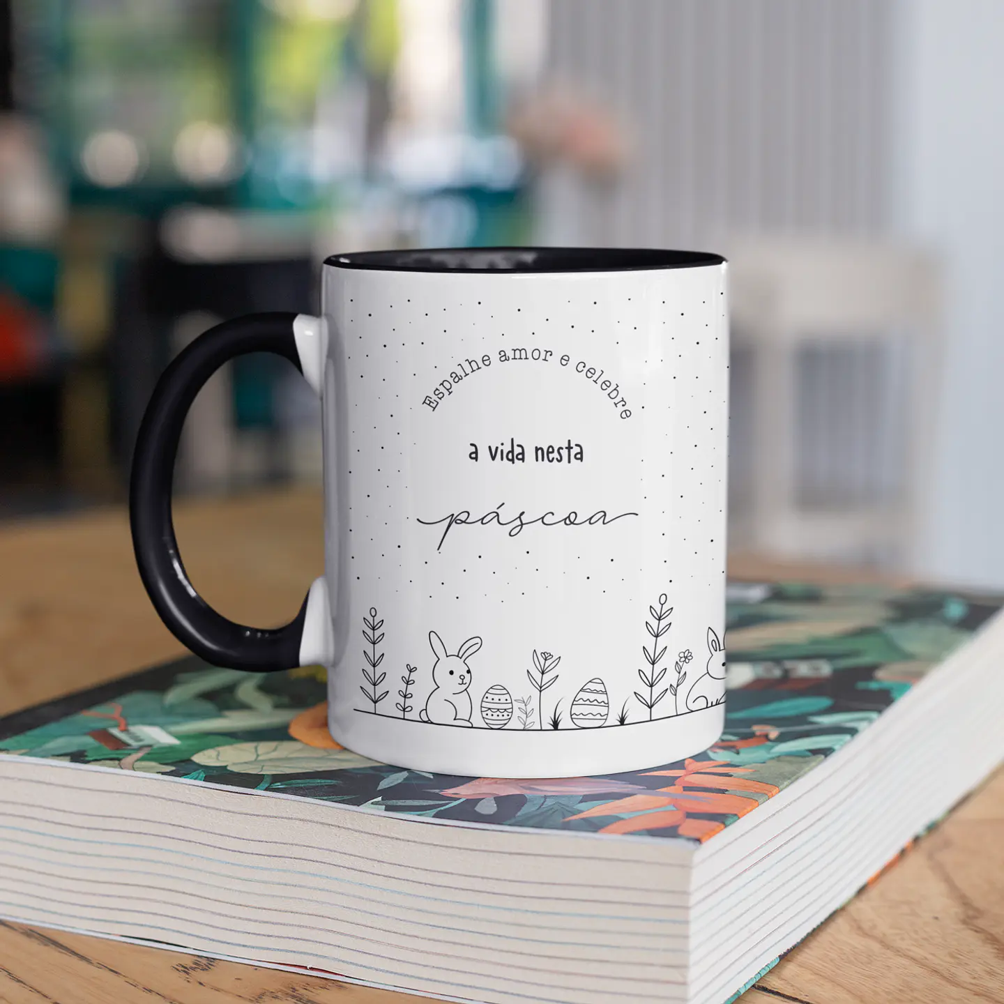 11 Artes para Caneca Páscoa Arquivo em Pdf Editável  3