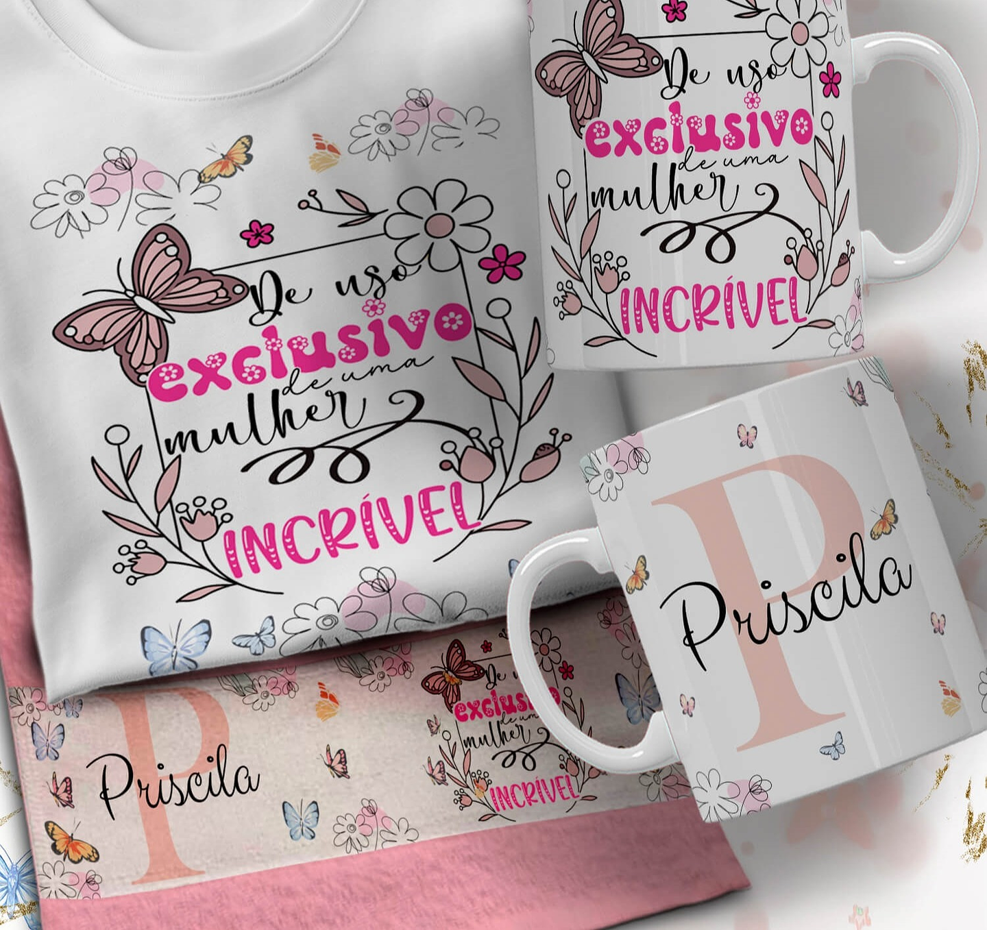66 Artes para Caneca Camisa e Toalhinha Dia das Mulheres Arquivo em Editável  18