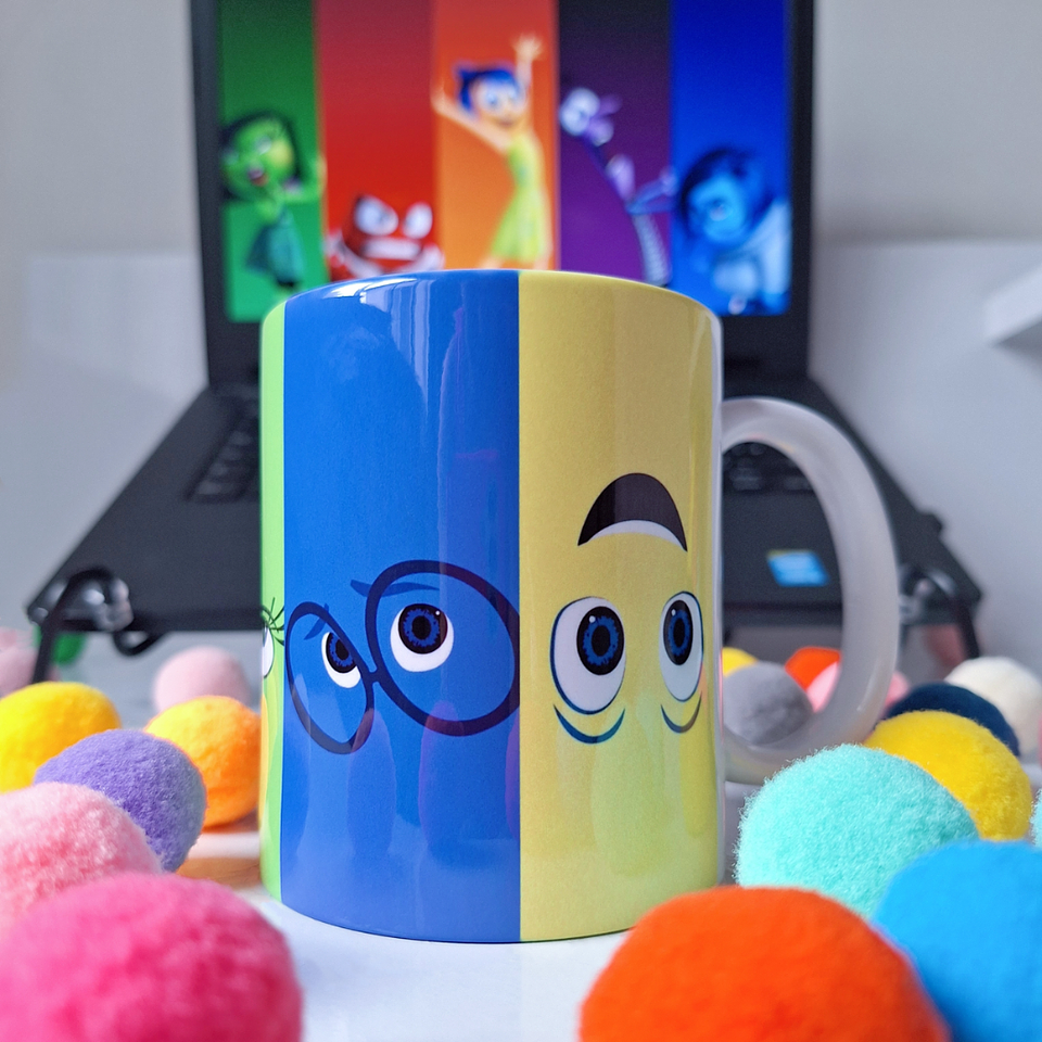 Arte para Caneca Divertidamente Arquivo em Jpg 2