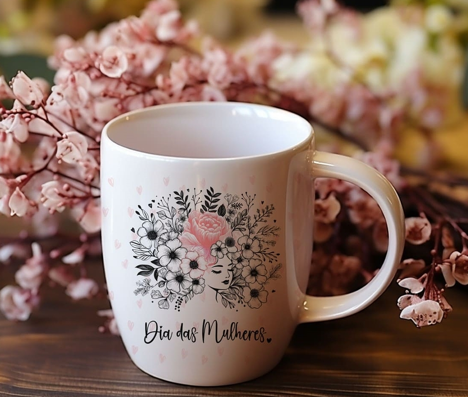 10 Artes para Caneca e Camisa Dia das Mulheres Arquivo Editável  9