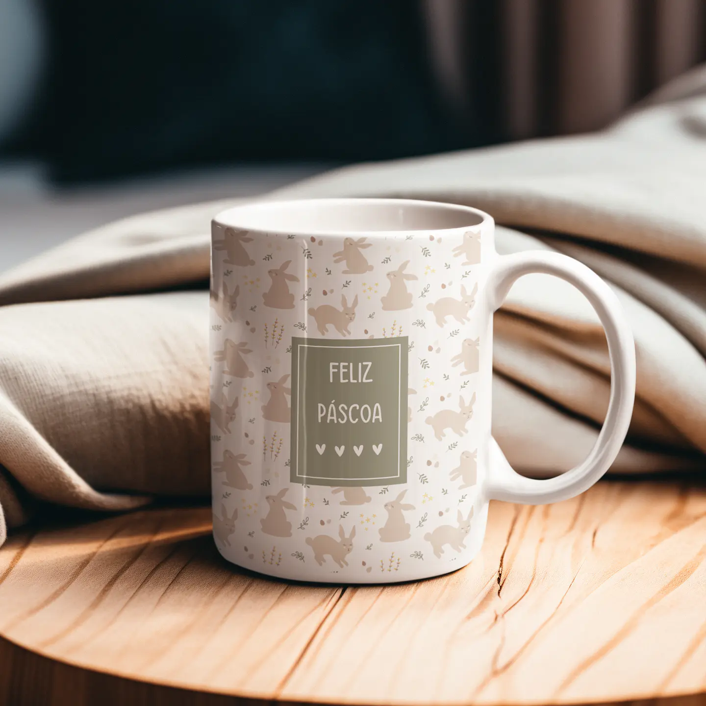 11 Artes para Caneca Páscoa Arquivo em Pdf Editável  5