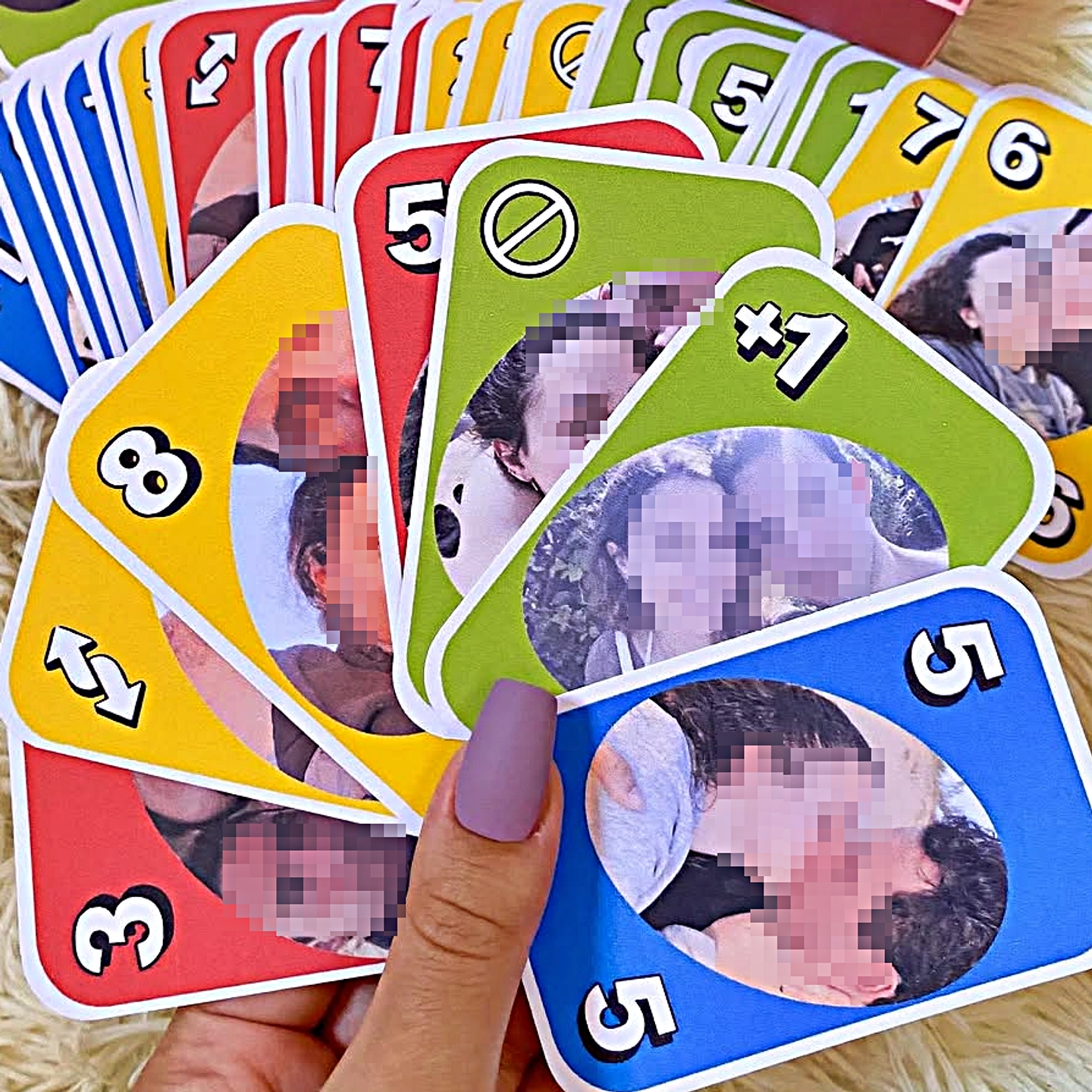 UNO Personalizado Editavel no Canva Adicione Suas Fotos e Frases Favoritas! Crie e Personalize Agora Mesmo! 7