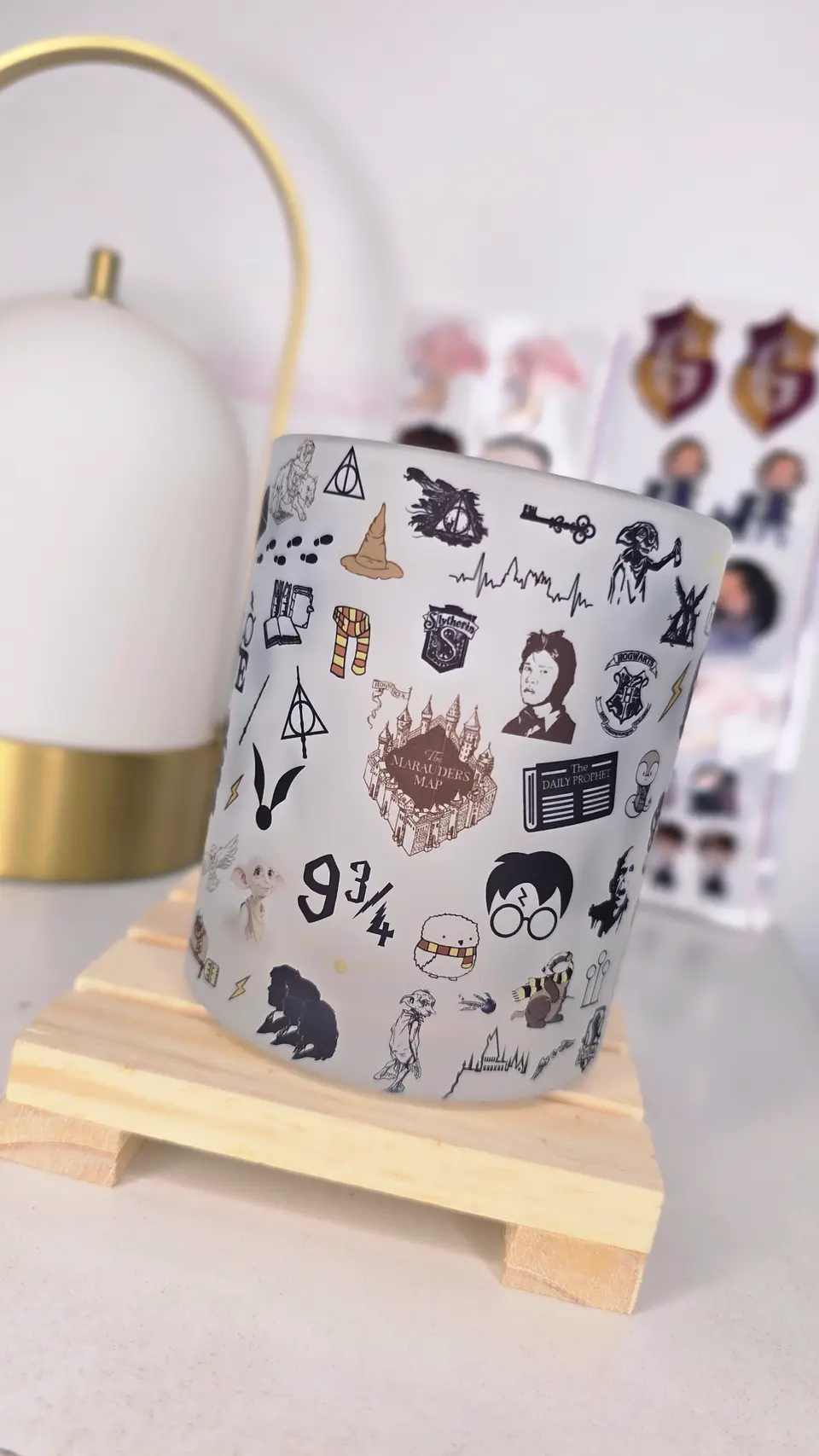 Arte para Caneca Harry Potter Icones Arquivo em Jpg  2