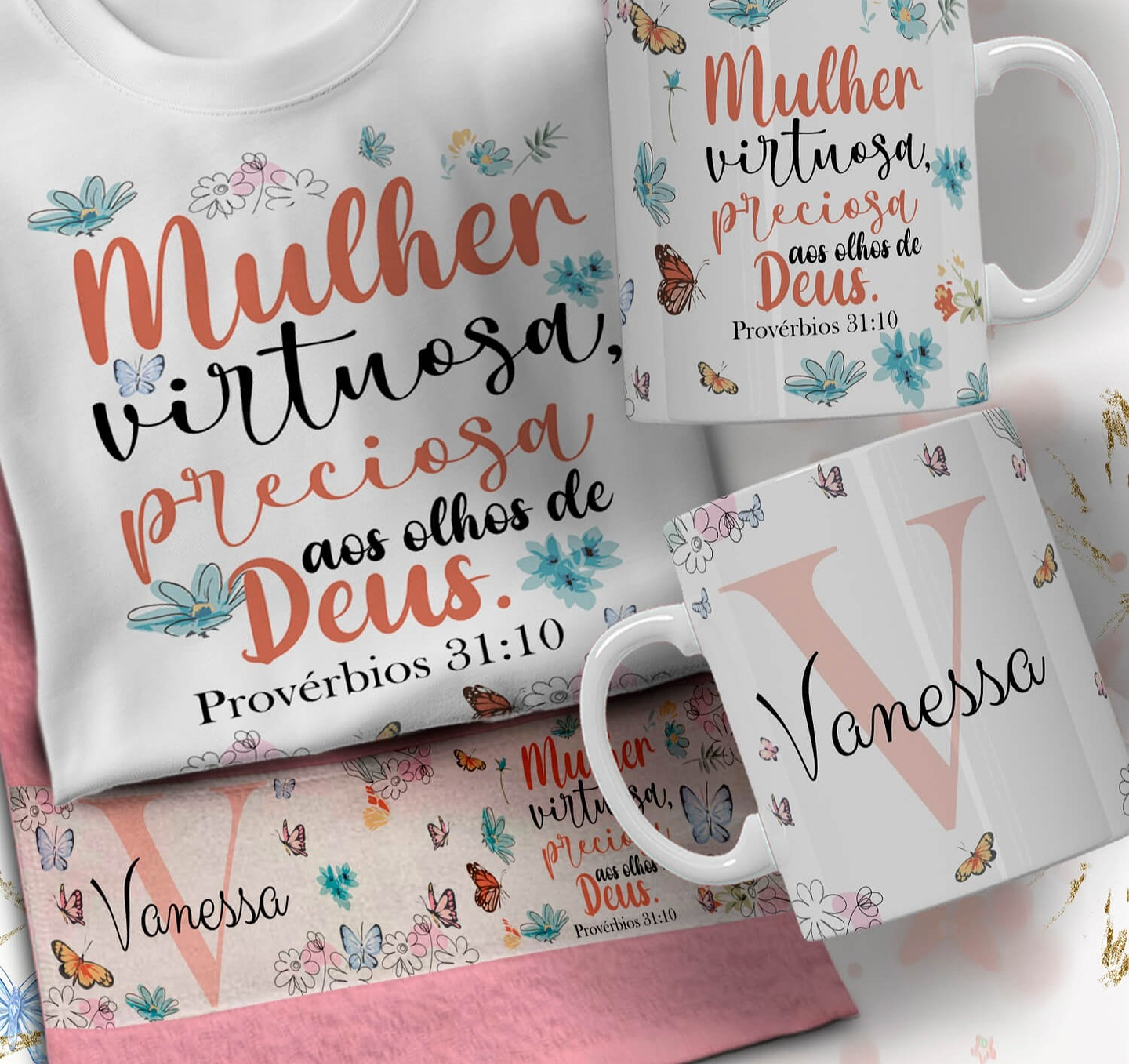 66 Artes para Caneca Camisa e Toalhinha Dia das Mulheres Arquivo em Editável  24