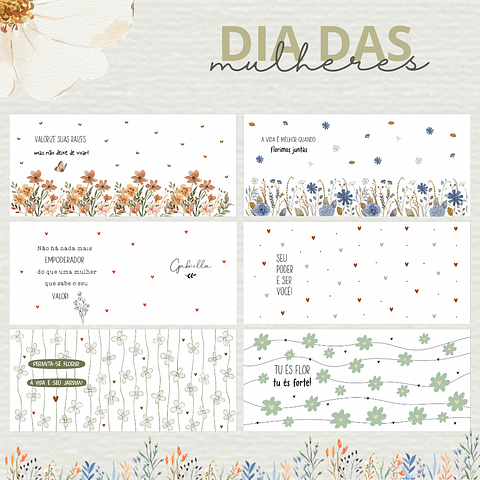 14 Artes para Caneca Dia das Mulheres Arquivo Editável