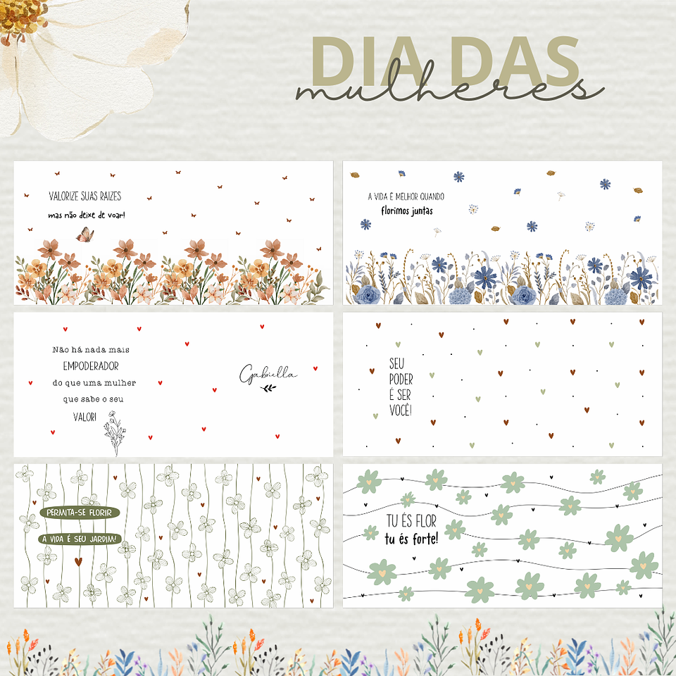 14 Artes para Caneca Dia das Mulheres Arquivo Editável 1