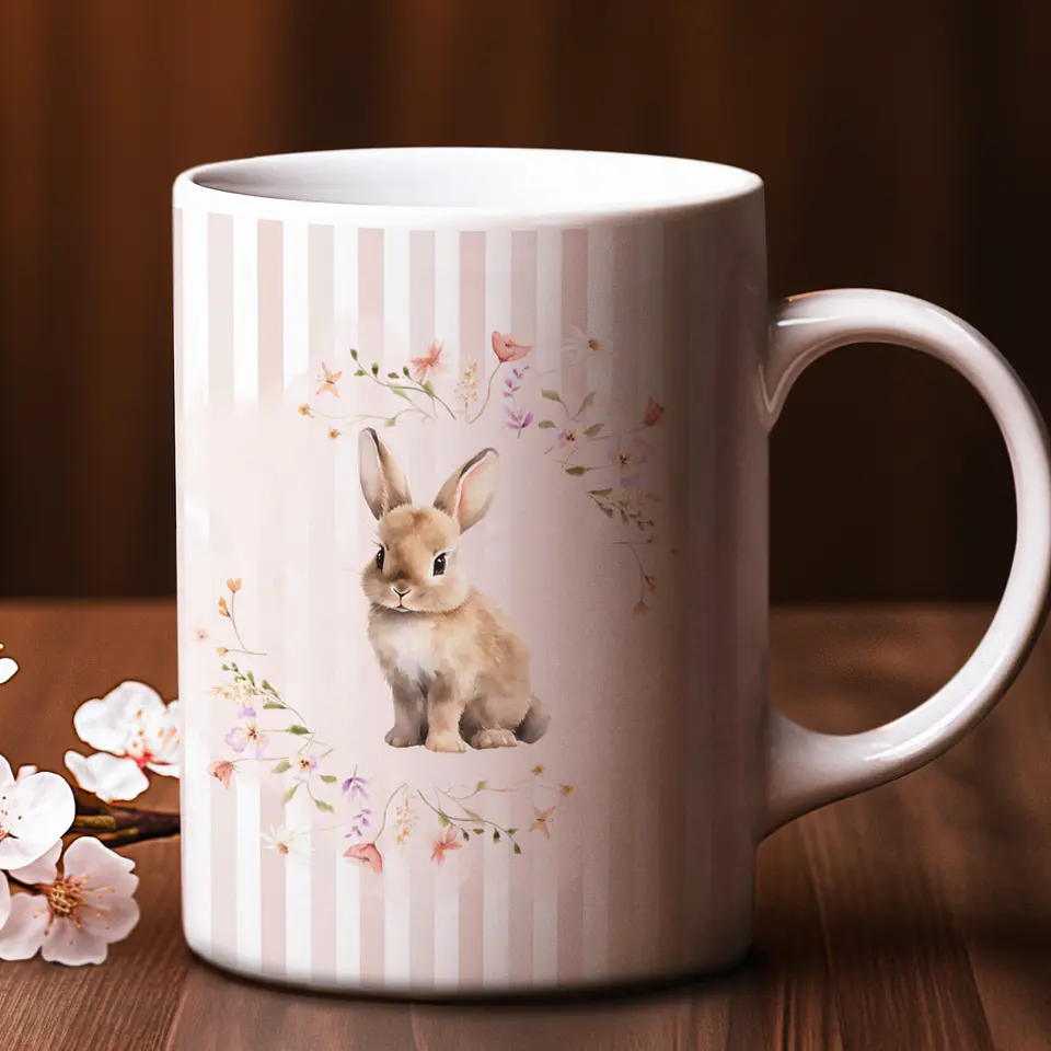 11 Artes para Caneca Páscoa Arquivo em Pdf Editável  7