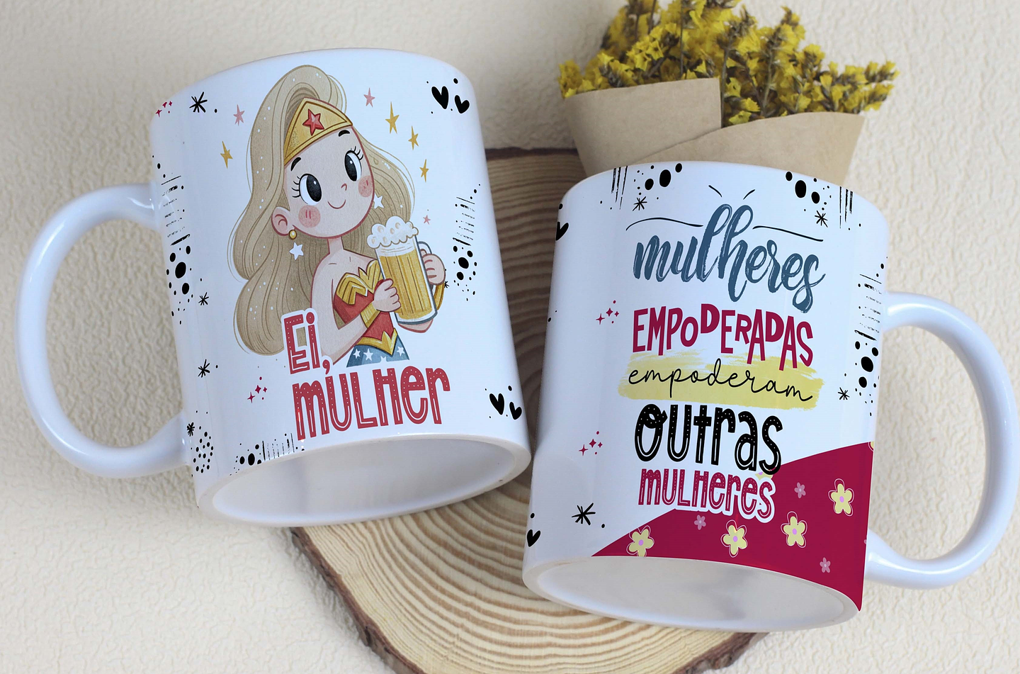 17 Artes para Caneca e Capa Agenda Dia das Mulheres Guerreiras Arquivo Editável   1