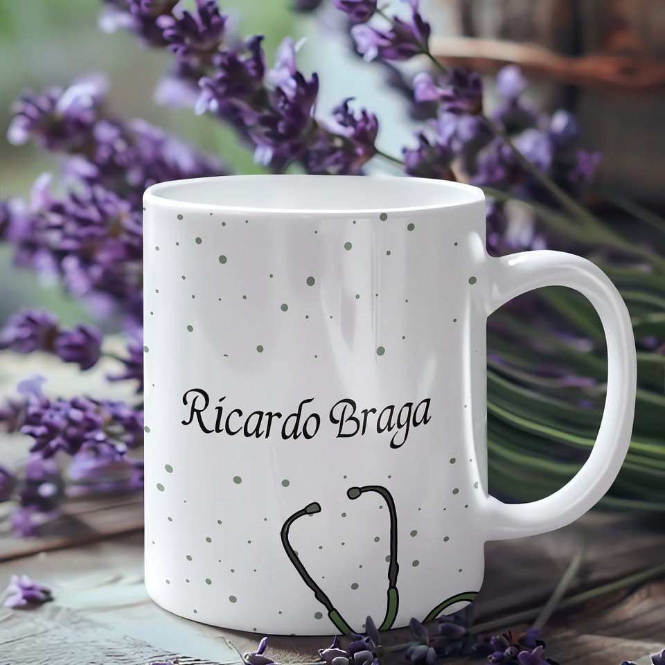 Arte para Caneca Profissão Médico Medicina Arquivo em Jpg  2