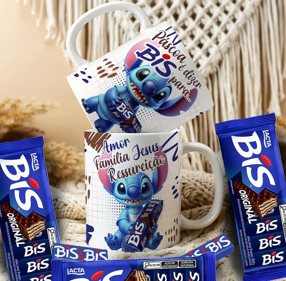 14 Artes para Caneca Páscoa Stitch Arquivo Editável 13