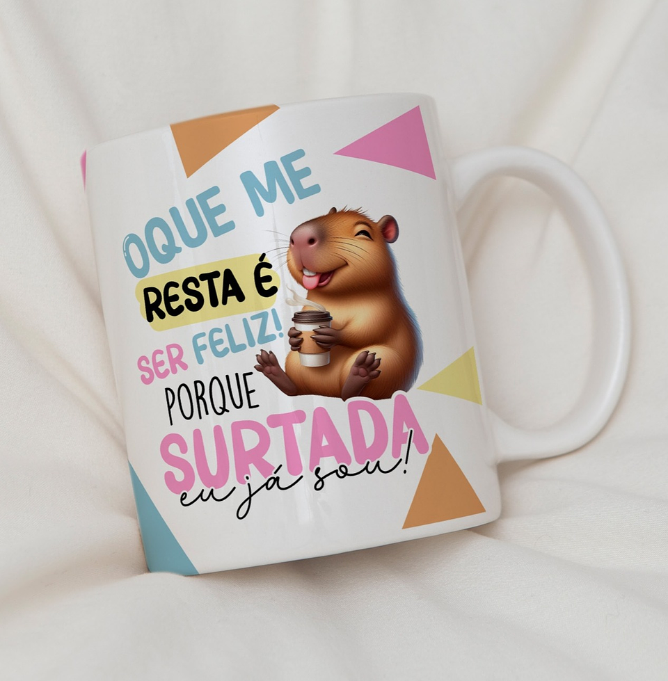 10 Artes para Caneca Capivara Debochada Arquivo Editável 6