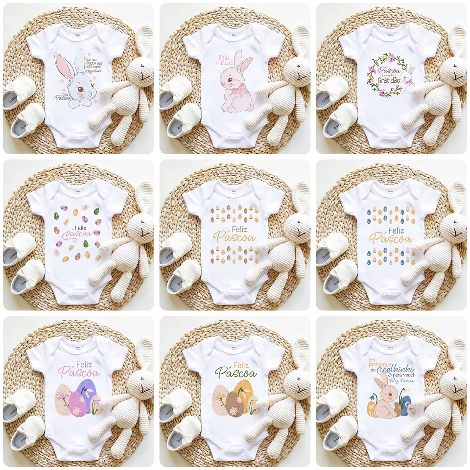76 Artes para Sublimação Páscoa Caneca, Almofada, Body e Tags Arquivo Editável 4