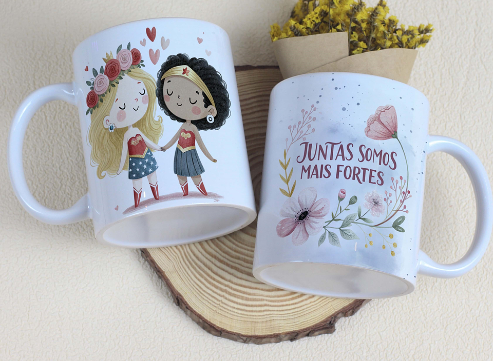 17 Artes para Caneca e Capa Agenda Dia das Mulheres Guerreiras Arquivo Editável   7