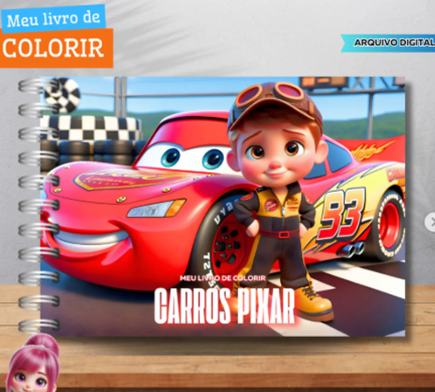 Kit Digital Livros de Colorir Png  3