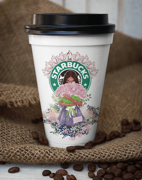 30 Artes para Copo Starbuck Personagens Arquivo em Jpg 